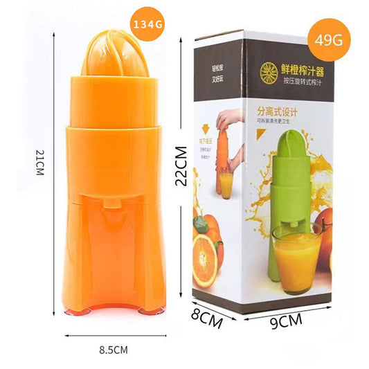 Citrus Juicer Press Tool - Lemon Lime Squeezer with Strainer and Container for Grapefruit Lemonade Orange