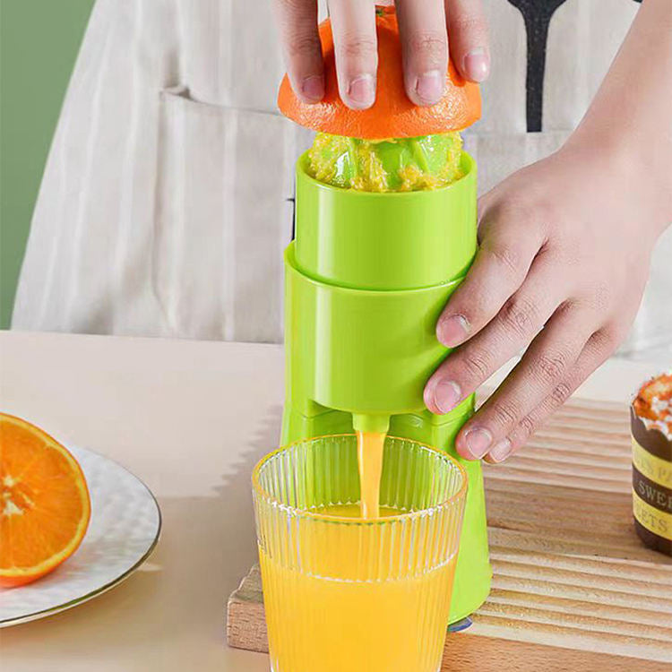 Citrus Juicer Press Tool - Lemon Lime Squeezer with Strainer and Container for Grapefruit Lemonade Orange