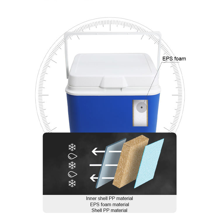 Portable Ice Bucket - Cooler for Camping, 26L/8L/5L Capacity Outdoor Picnic Cooler Box with Drain Spout
