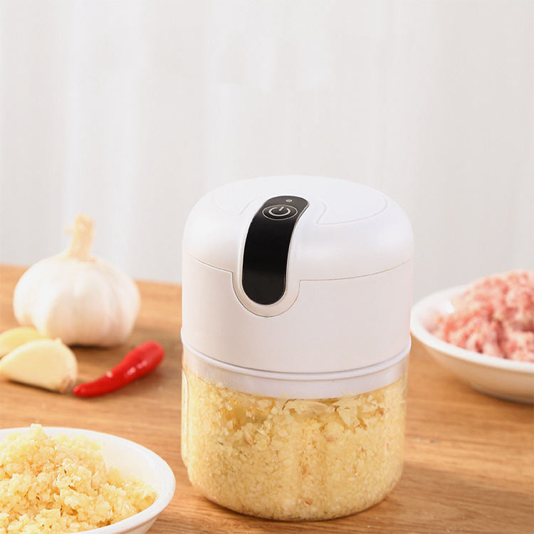USB Rechargeable Food Chopper - 2-in-1 Onion Dicer & Vegetable Mini Processor