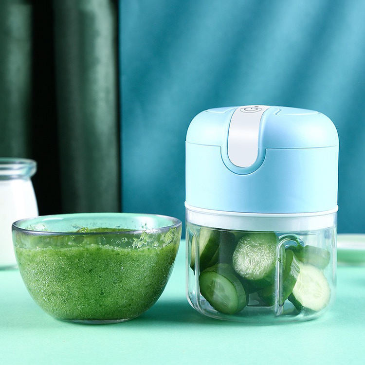 USB Rechargeable Food Chopper - 2-in-1 Onion Dicer & Vegetable Mini Processor
