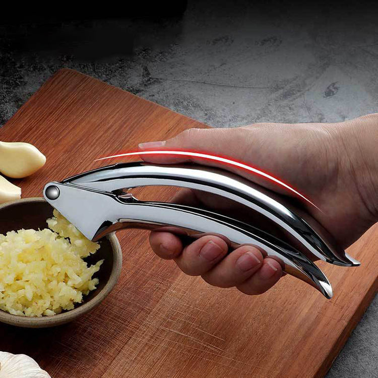 Heavy Duty Garlic Chopper Crusher - Professional Mincer Dicer Tool with Ergonomic Handle