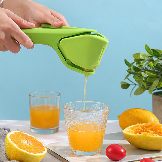 Portable Citrus Juicer - Manual Hand Press Lemon Squeezer with Foldable Design for Kitchen Travel Camping