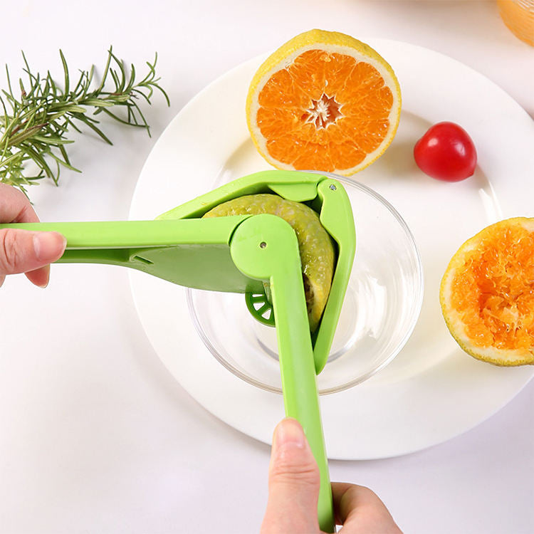 Portable Citrus Juicer - Manual Hand Press Lemon Squeezer with Foldable Design for Kitchen Travel Camping