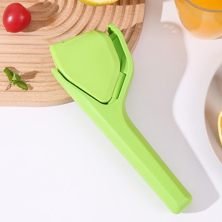 Portable Citrus Juicer - Manual Hand Press Lemon Squeezer with Foldable Design for Kitchen Travel Camping