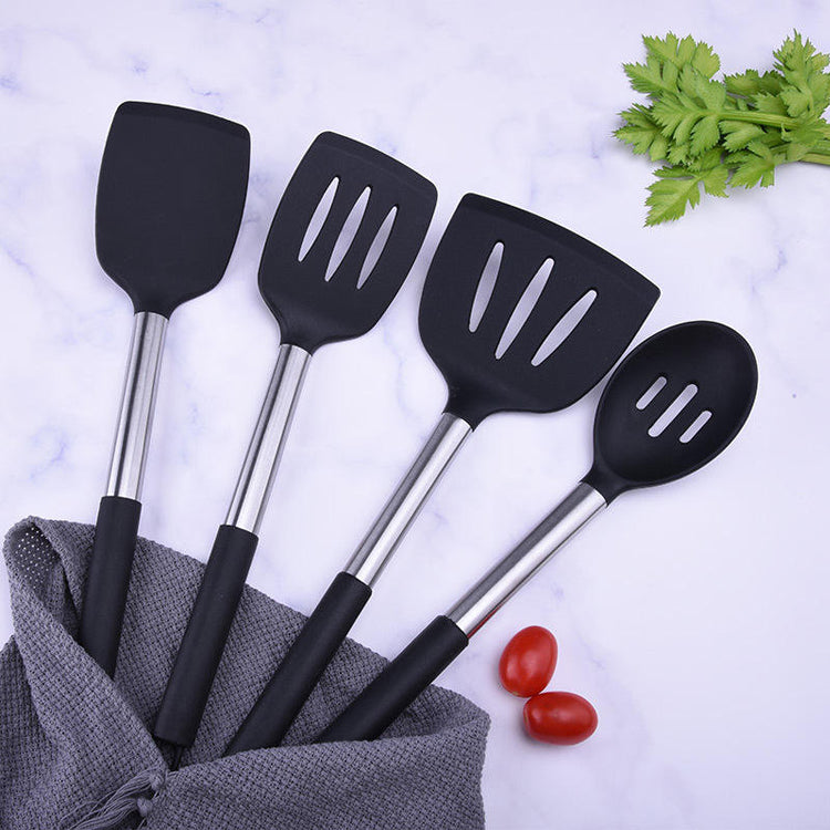 Silicone Cooking Utensils Set - 31-Piece Non-Stick Safe Kitchen Tools, Heat Resistant Cookware