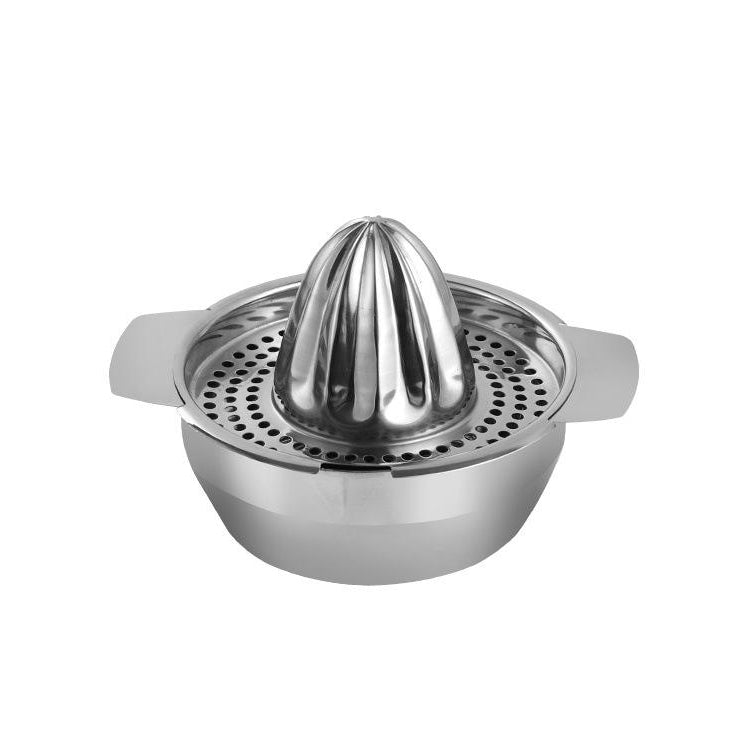 Heavy Duty Stainless Steel Citrus Juicer - Manual Fruit Reamer Rotation Press for Lemon Lime Orange Crusher