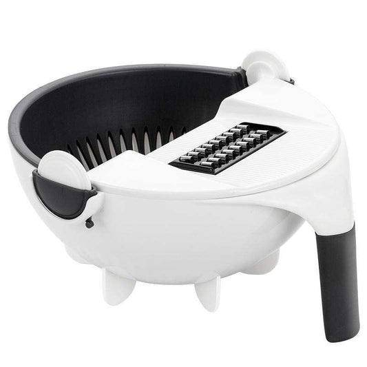 Multi-Purpose Vegetable Cutter Pro - Multi-Function Food Chopper with Safety Cover, Kitchen Slicer Dicer Grater Set
