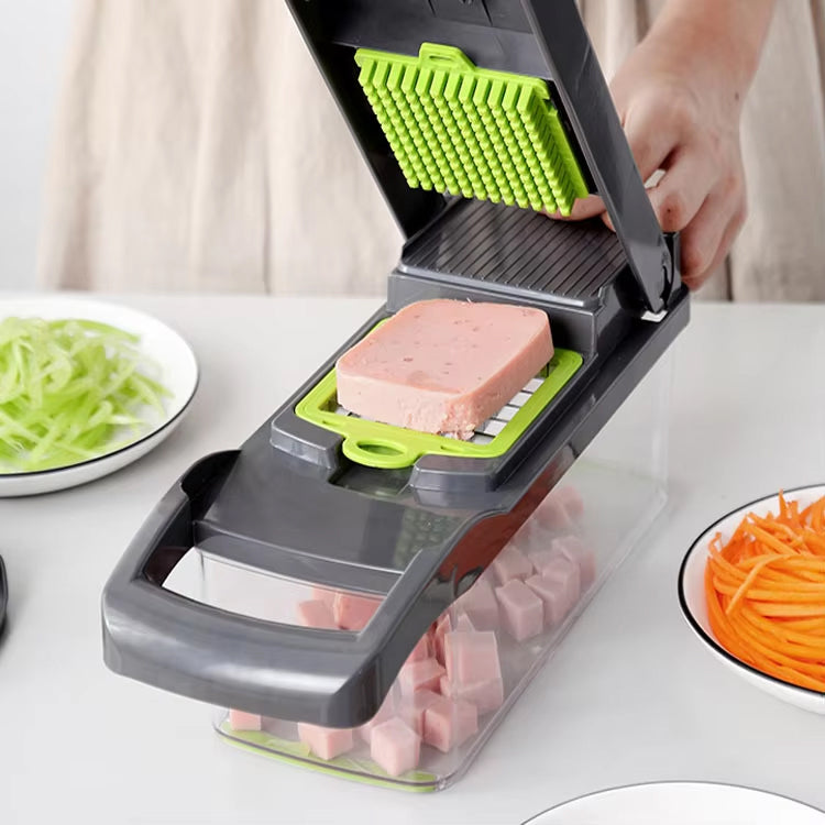 Family Grade Vegetable Cutter- Heavy Duty Blades Kitchen Gadget for Julienne & Slice