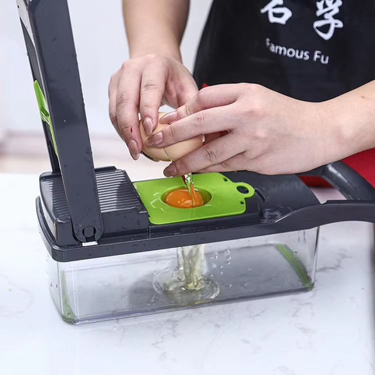 Family Grade Vegetable Cutter- Heavy Duty Blades Kitchen Gadget for Julienne & Slice